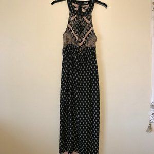 Hippie Rose Boho Maxi Dress